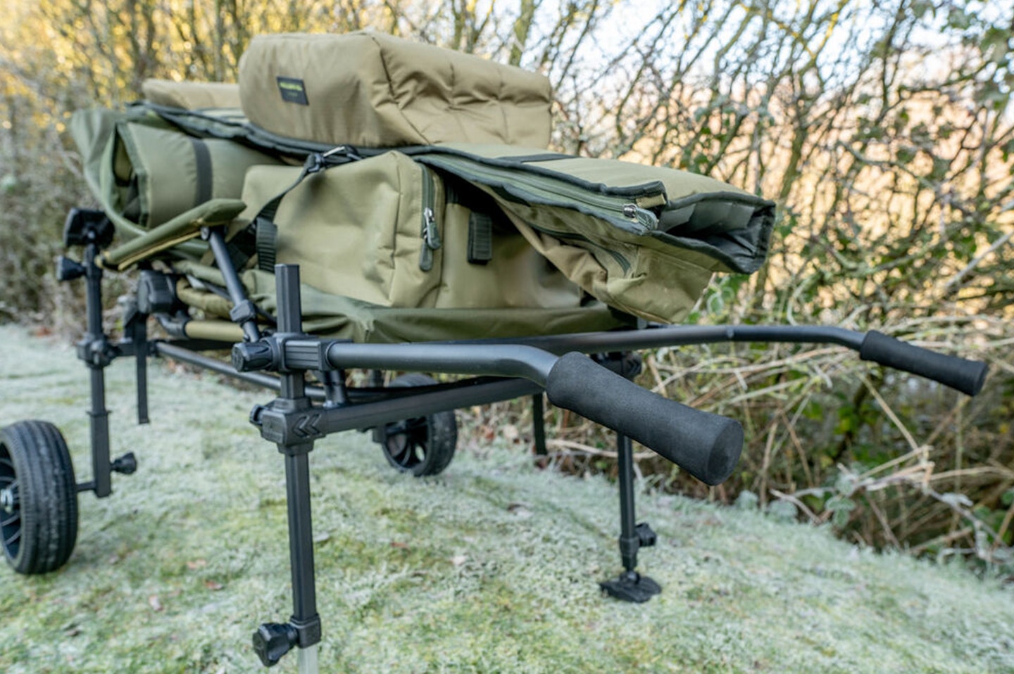 Korum accessory 2025 chair fully loaded